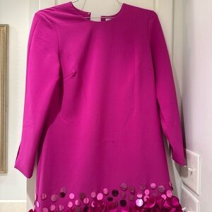 Sachin + Babi Fuchsia Women’s Dress with Floral Accents